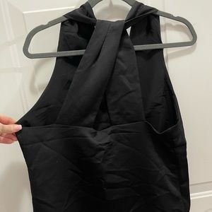 Express cross cross back top Sz L